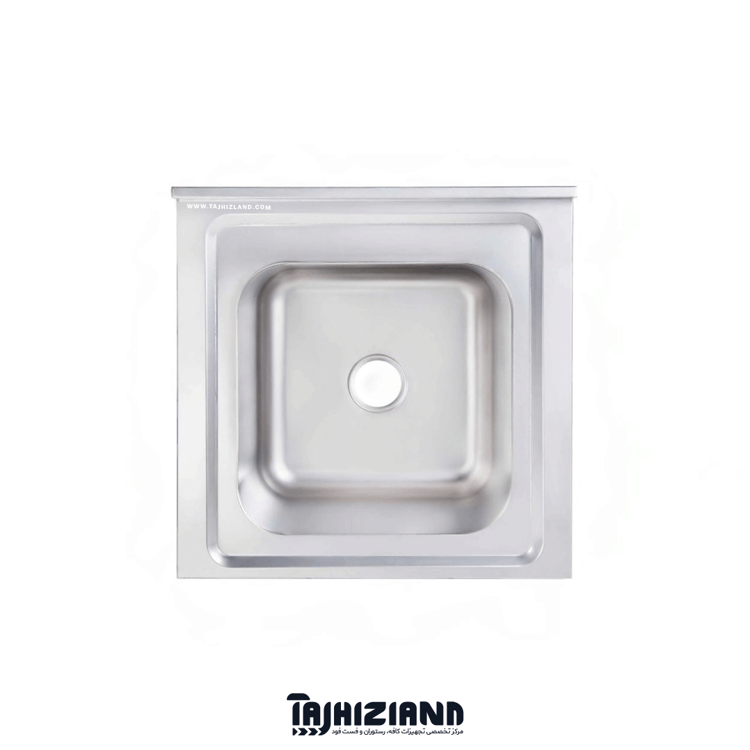 رویه سینک 65 سانتی تک لگن پرسی استیل فرم SF ضخامت 1 میلیمتر
