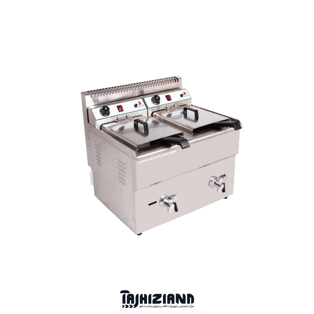 سرخ کن گازی دو لگن 17 لیتری لیون اسمارت مدل SMA-780